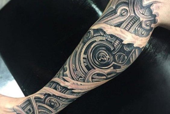 biomechanical tattoo