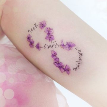 Tatuiruotė su begalybės