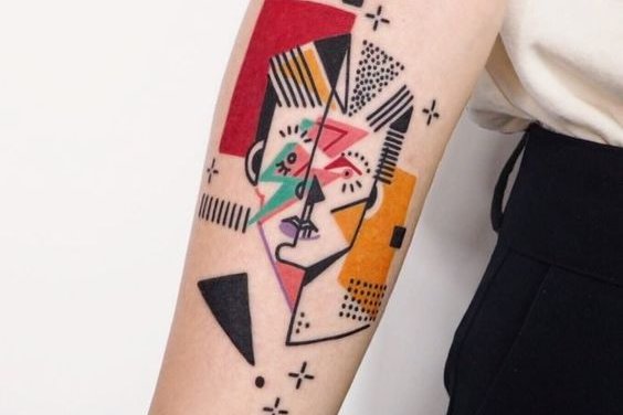abstract tattoos