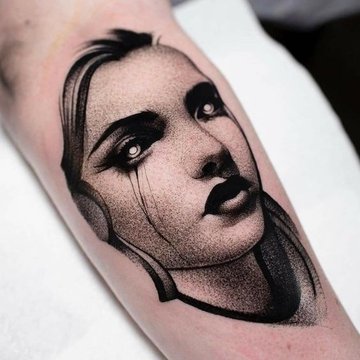 dotwork tattoo