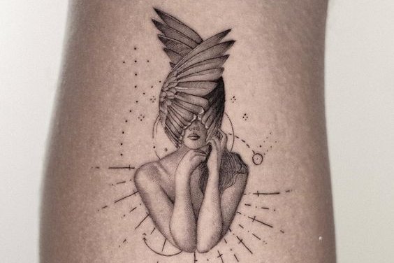 dotwork tattoo
