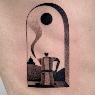dotwork tattoo