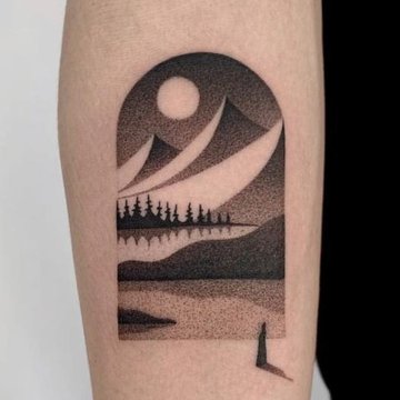 dotwork tattoo