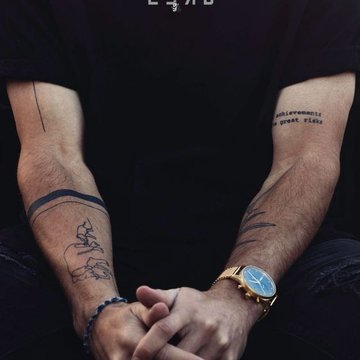 Vyriškos tatuiruotės ant rankos