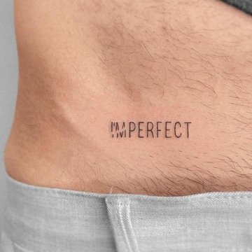Tattoo lettering for men