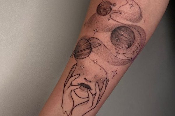 Fine Line tatuiruotės