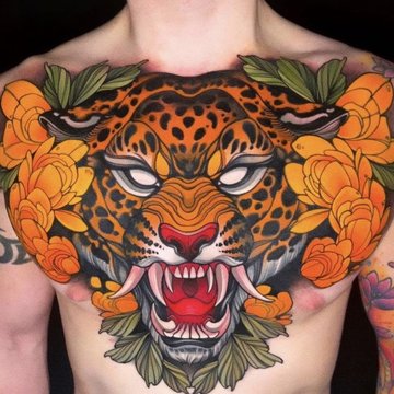 Neo traditional tattoo art