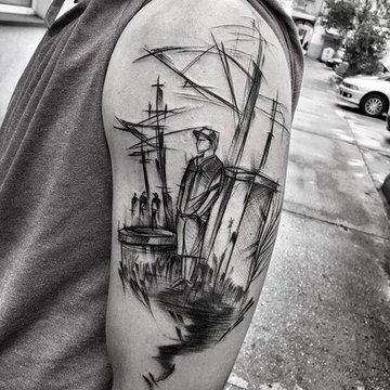 sketch tattoos for men