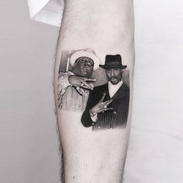 realistic miniature tattoos