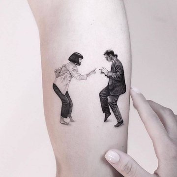 realistic miniature tattoos