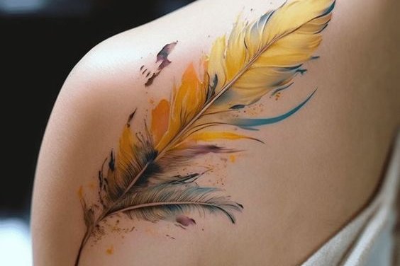 Tatuiruotė Plunksna