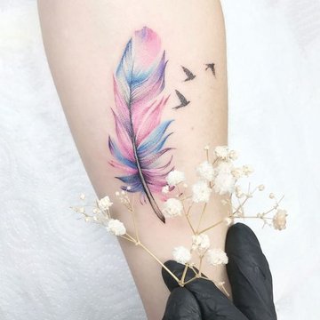 Tatuiruotė Plunksna