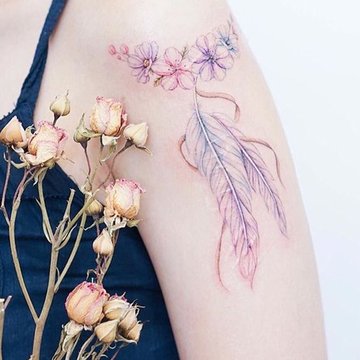 Tatuiruotė Plunksna