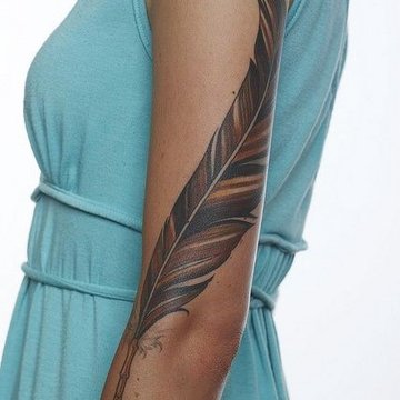 Tatuiruotė Plunksna