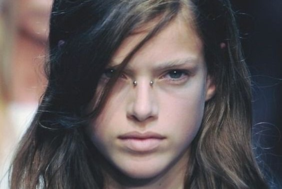 Nose piercing