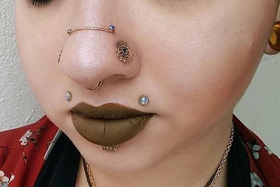 Nose piercing