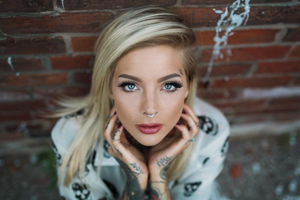 Nose piercing