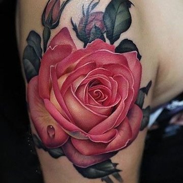 Rožės tatuiruotė