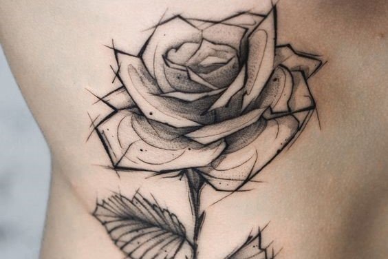 Rožės tatuiruotė