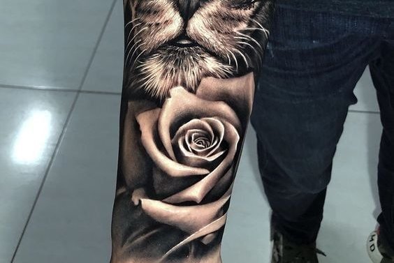 Rožės tatuiruotė