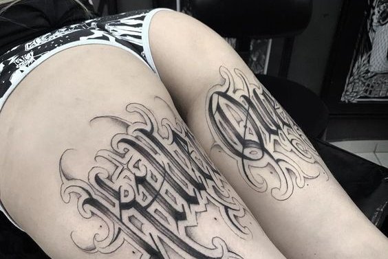 Tatuiruočių šriftai internetu