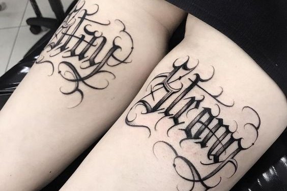 Tatuiruočių šriftai internetu
