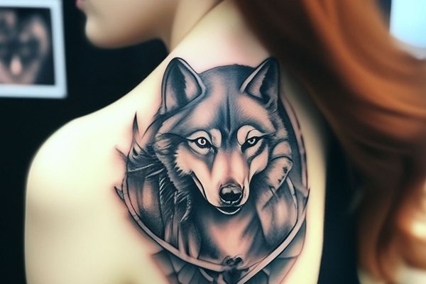vilkų tatuiruotę
