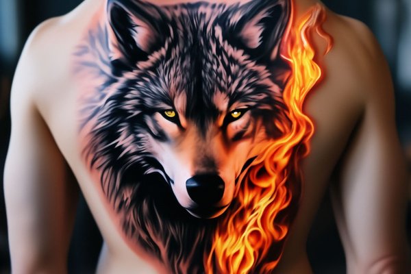 vilkų tatuiruotę