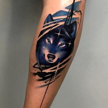 vilkų tatuiruotę