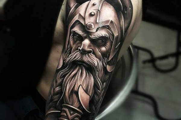 Viking tattoo design